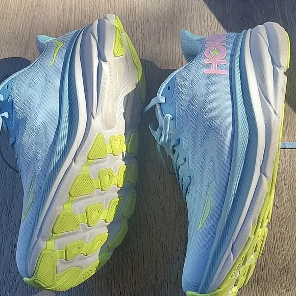 Hoka Blue and Yellow Women's Sneakers - Picture 3 of 4